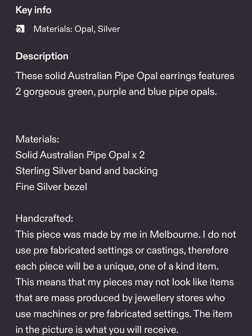 Australian Boulder Opal Charms - Picture 6 of 10